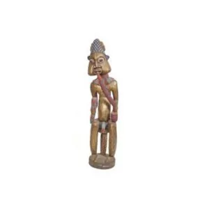 antiguedades decoración escultura etnica Rey africano