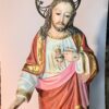 estatua religiosa Sagrado corazón de jesús antigüedades (2)