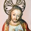 estatua religiosa Sagrado corazón de jesús antigüedades (3)